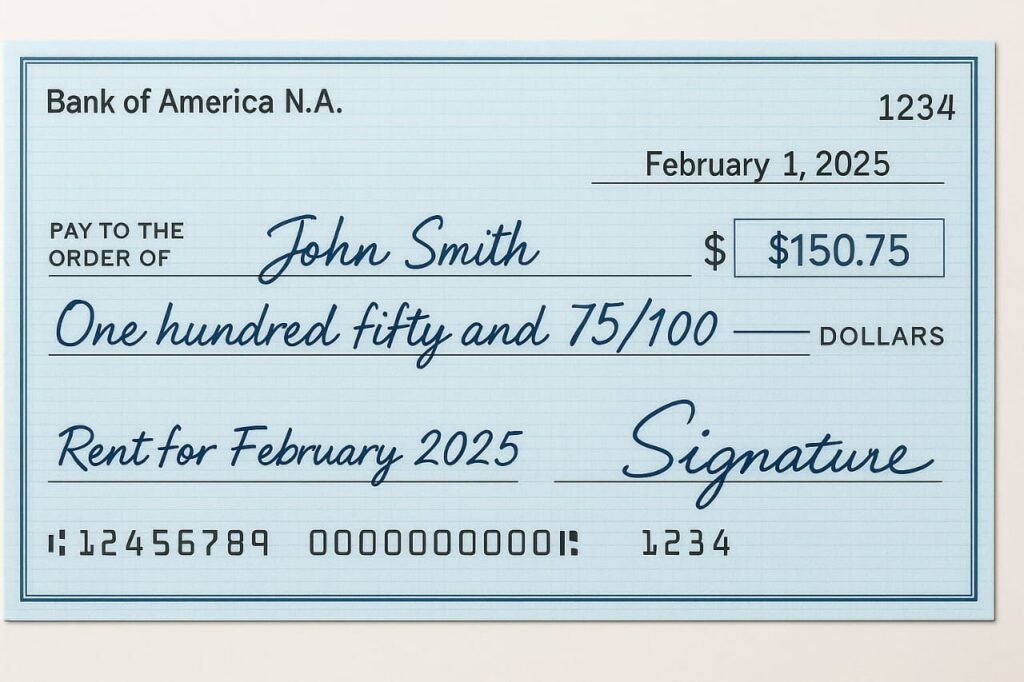 Bank Check